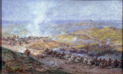Eine Szene aus dem Russisch-Türkischen Krieg 1877-78, 1884